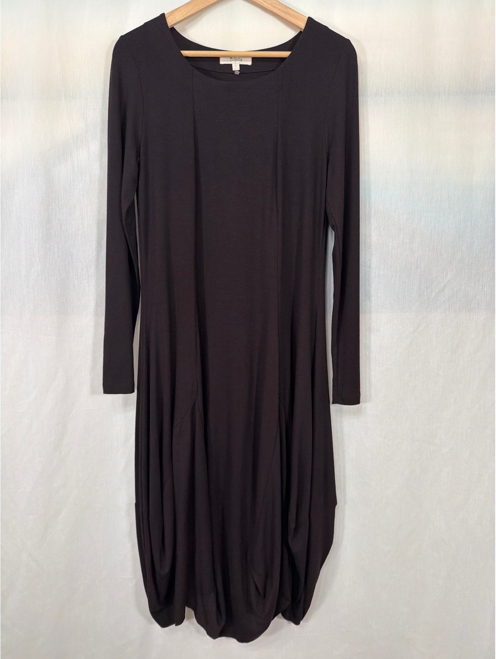 Colletta Long Sleeve Dress Bubble Hem Women's Medium